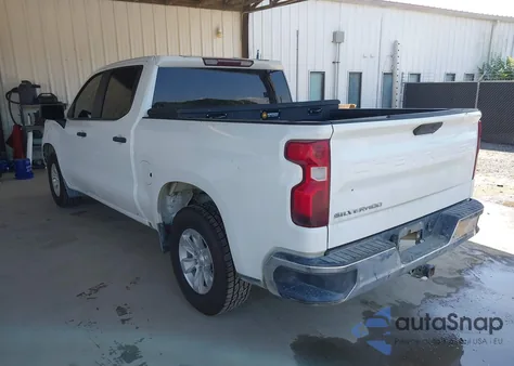 2021 Chevrolet Silverado 1500 2Wd Short Bed Wt из США, поврежденный, VIN 1GCPWAEF8MZ192446